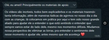 Depoimento de professora